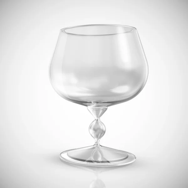 Empty Cognac Glass — Stock Photo, Image