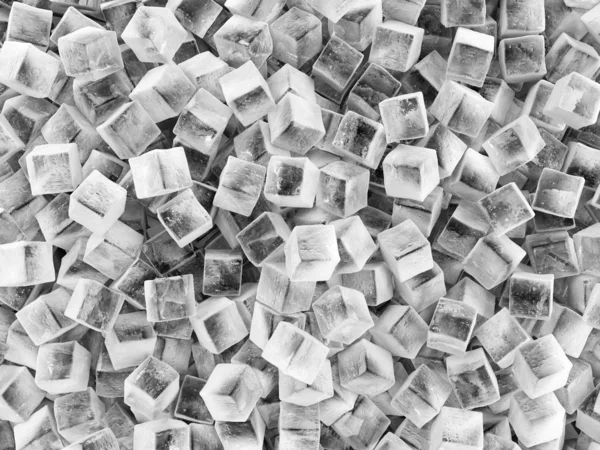 Montão de cubos de gelo — Fotografia de Stock
