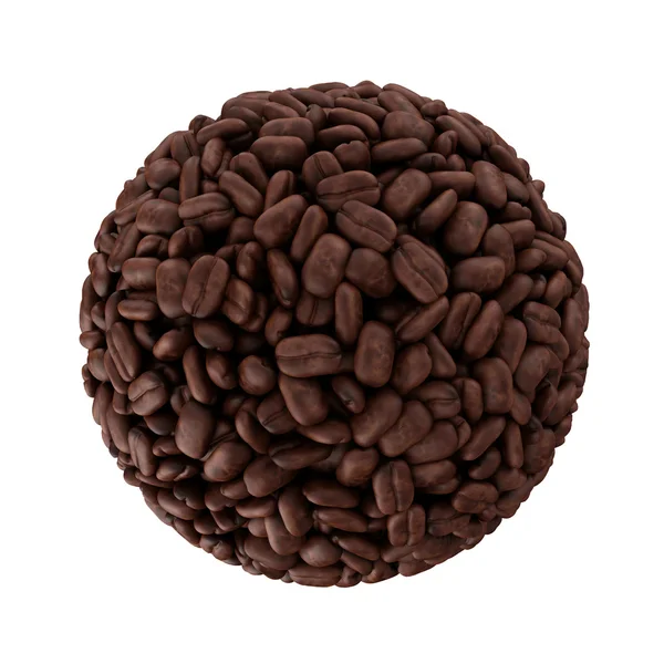 Coffee beans Sphere — Stock Photo, Image