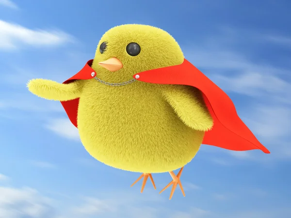 鶏のスーパー ヒーロー — ストック写真