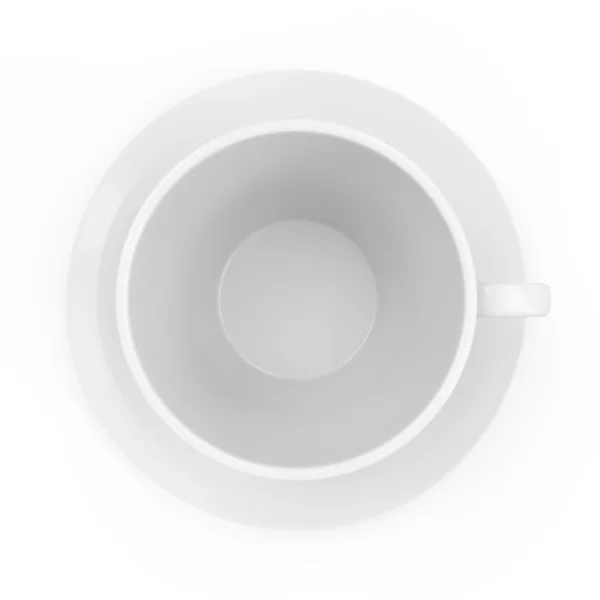 Taza de café en blanco — Foto de Stock