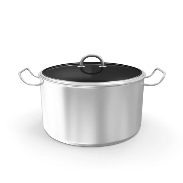 Stalen pot — Stockfoto