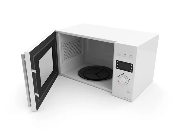 Open microwave — Stock Photo, Image