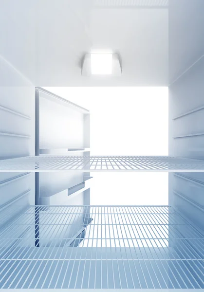 Inside Modern Fridge — Stock Photo, Image