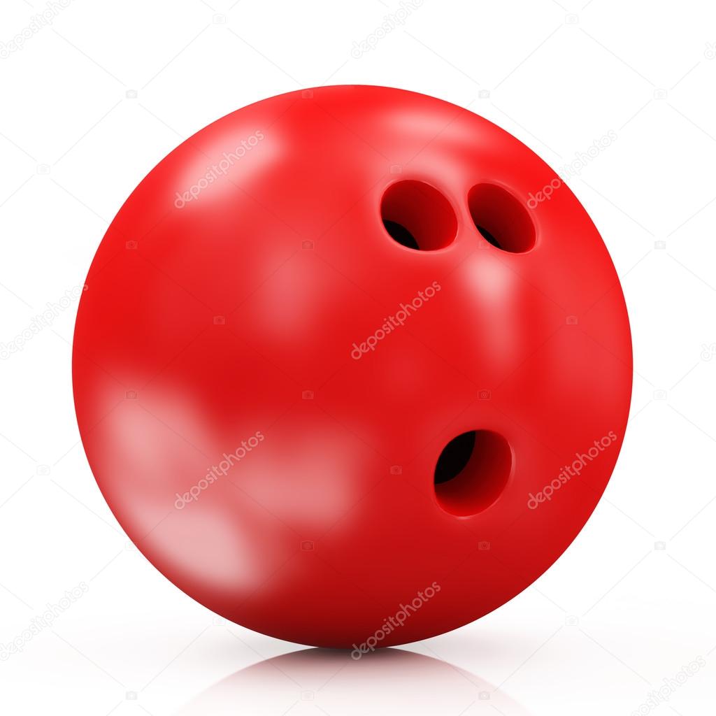 Red Bowling Ball — Stock Photo © ras-slava #43742987