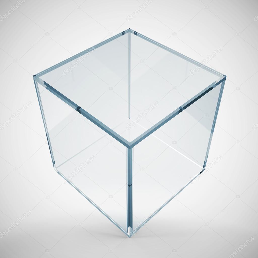 Empty Glass Cube