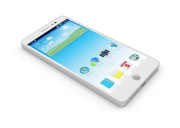 Smart Phone touchscreen isolato — Foto Stock