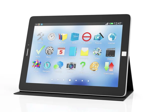 Modern tablet pc — Stok fotoğraf