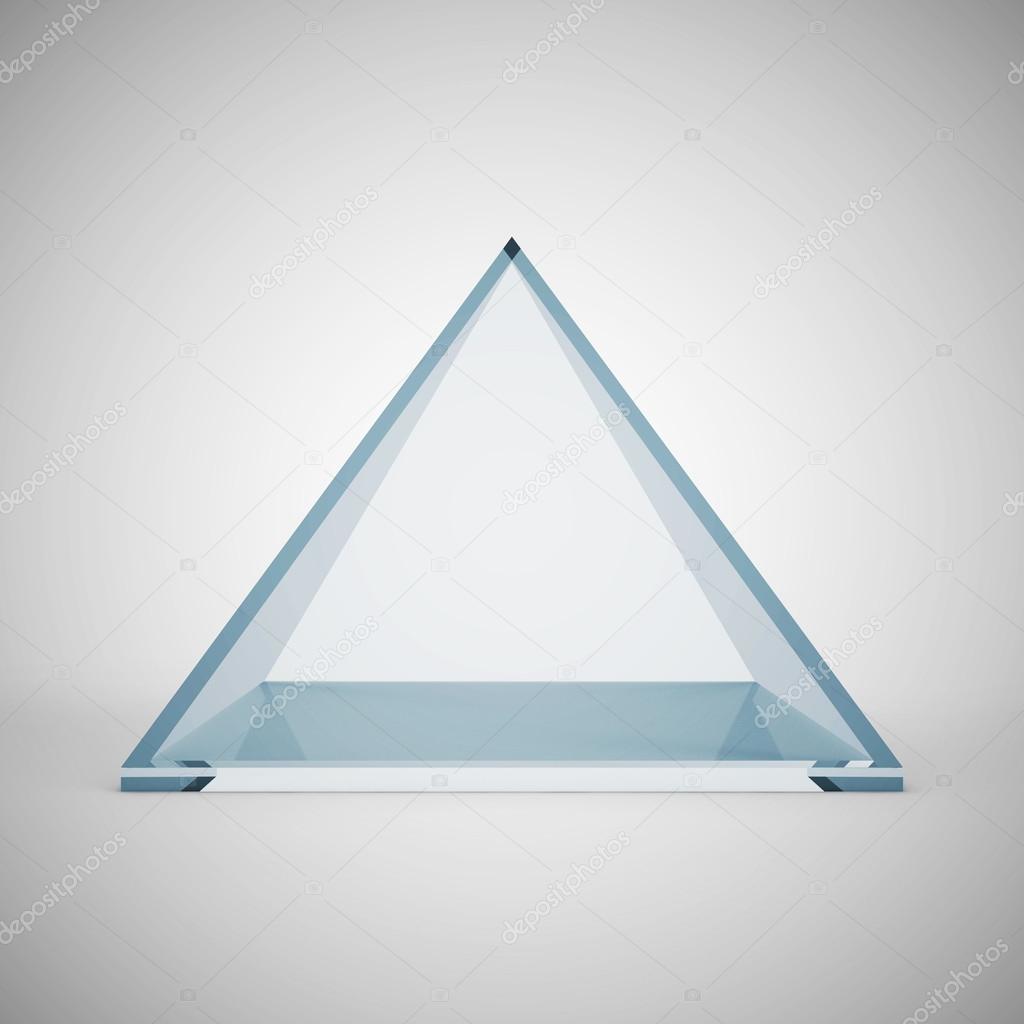 Empty Glass Pyramid