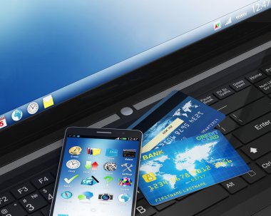 İş Finans ve e-ticaret kavramı