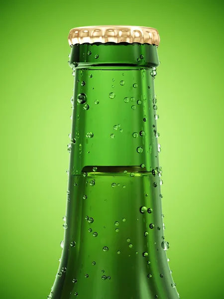 Flesje bier — Stockfoto