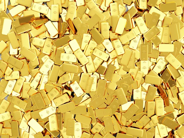 Flache goldene Balken Hintergrund — Stockfoto