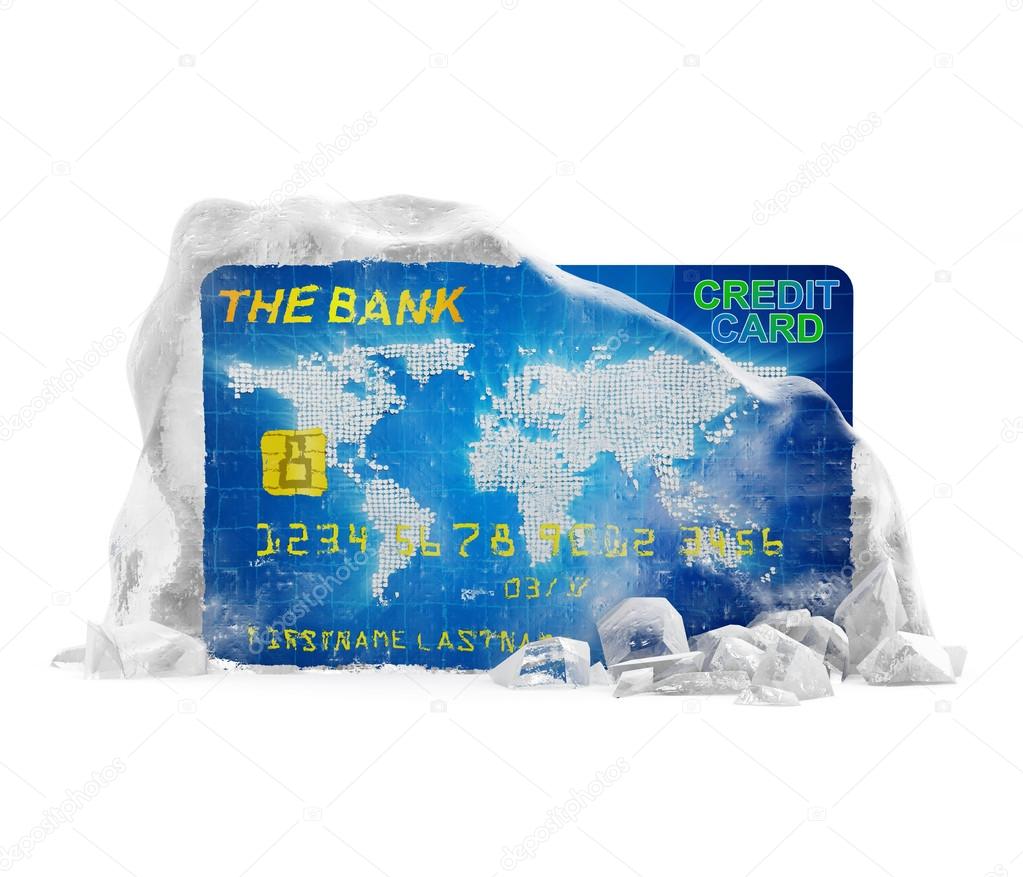 Frozen Bank Account Concept