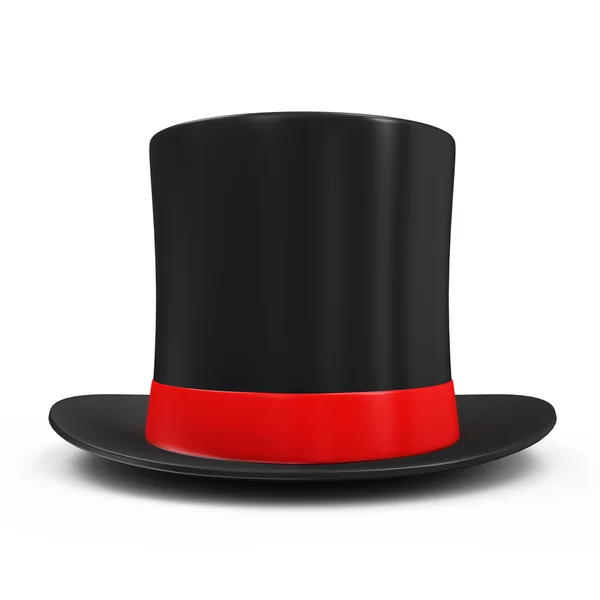 Magic Hat with Red Ribbon — Stock Photo, Image