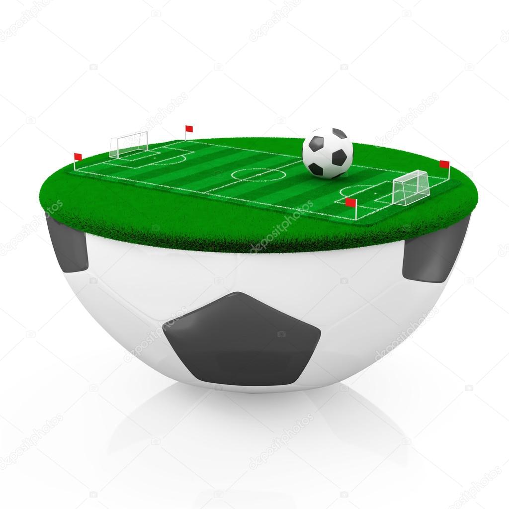 Miniature Soccer Field Stock Photo by ©rasslava 48847773