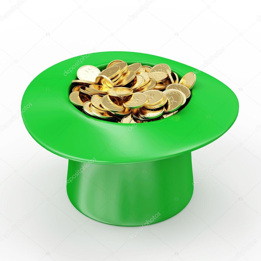 Leprechaun Hat with Coins