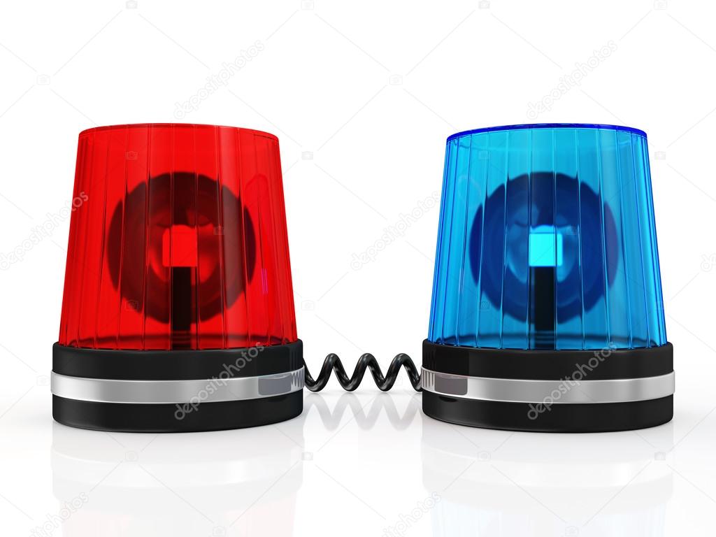 Red and Blue Siren System