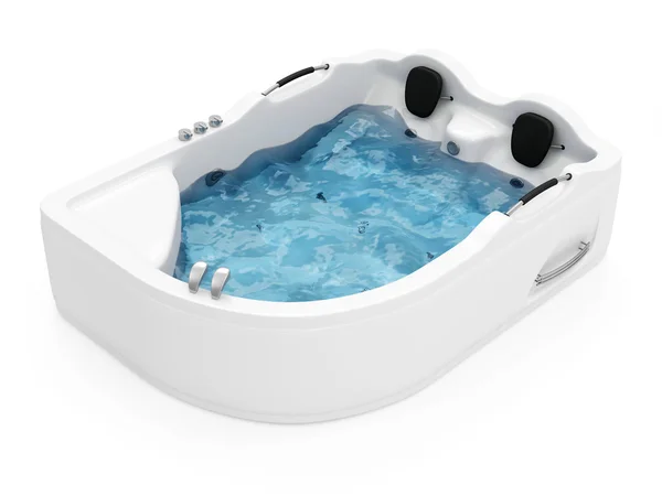 Moderne jacuzzi met water — Stockfoto