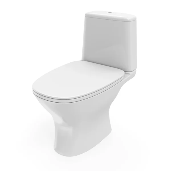 Современный керамический туалет — стоковое фото