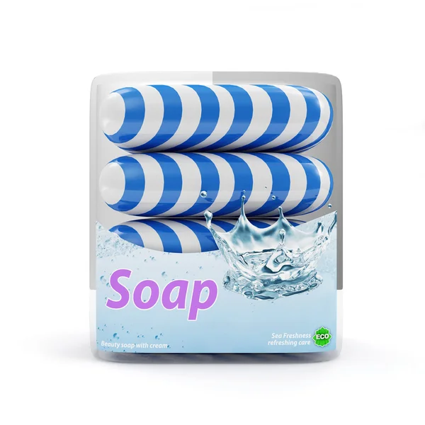 Gruppo di Sapone Colorato — Foto Stock