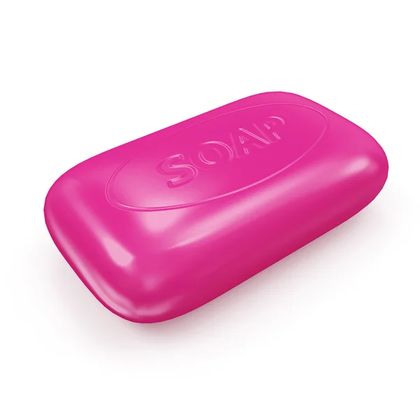 Jabón rosa — Foto de Stock