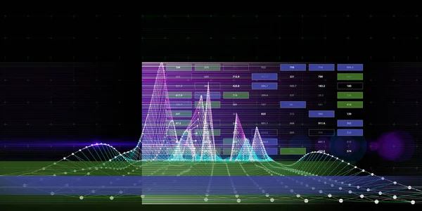 Abstract Digital Background Data Graph Lines Black Analytics Computing Concept — Stock Photo, Image