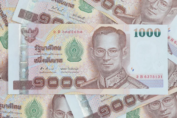 Thailändisches Geld Hintergrund — Stockfoto