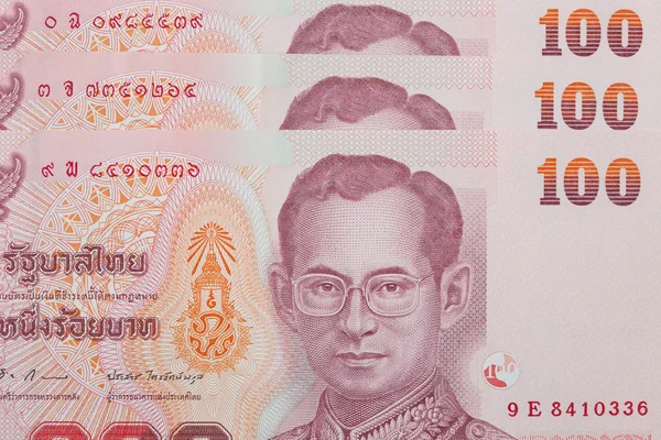 泰国钱背景 — 图库照片