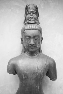 bir Buda heykelinin portre