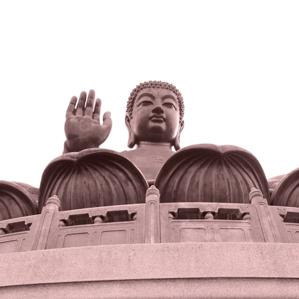 Gran buddha en Lantau Hong Kong — Foto de Stock