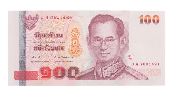 Cien baht tailandeses — Foto de Stock