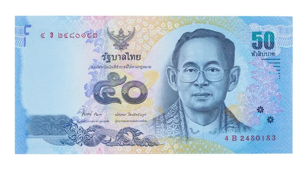 50 baht tailandesi — Foto Stock