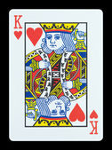 hrací karty - král srdcí