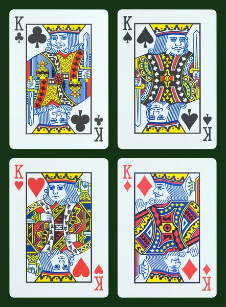 Jugar a las cartas - Rey —  Fotos de Stock