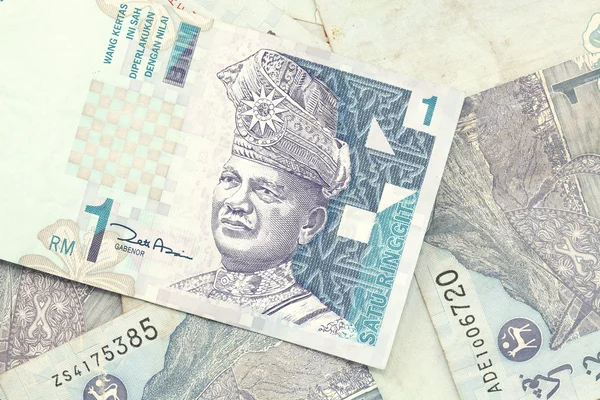 Nahaufnahme malaysischer Ringgit — Stockfoto