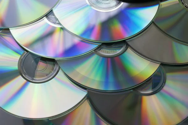 Montón de pocos discos compactos cd — Foto de Stock