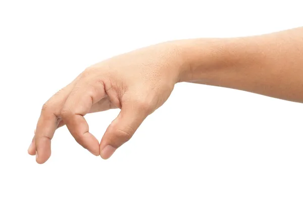 Znak ręką człowieka — Zdjęcie stockowe