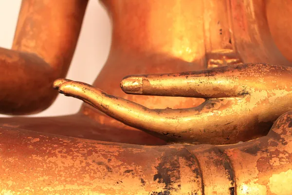 Afbeelding van Boeddha hand in wat pho — Stockfoto