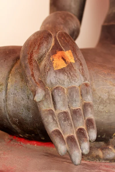 Imagem do Buda Mão em Wat Pho, Tailândia — Fotografia de Stock