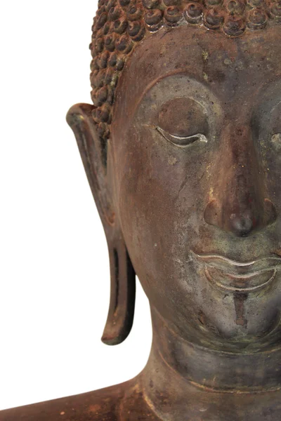 वाट फो, थाईलैंड में बुद्ध प्रतिमा का चेहरा — स्टॉक फ़ोटो, इमेज