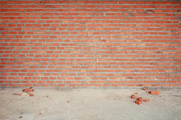 Pared de ladrillo rojo — Foto de Stock