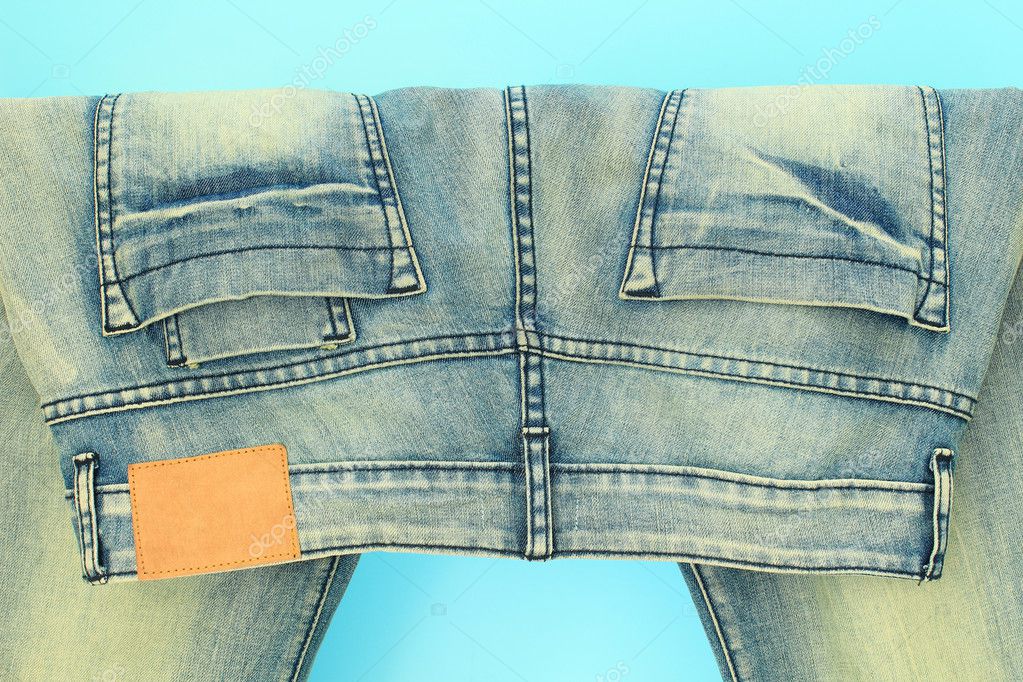 trouser blue jeans