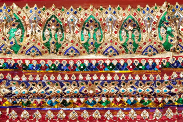 Thailändska mosaik i wat pho — Stockfoto