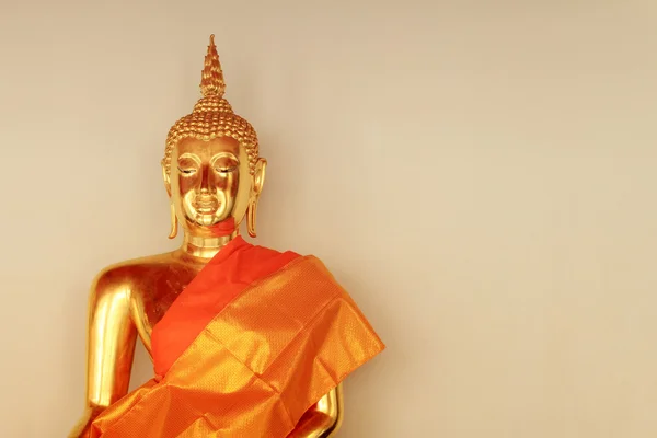 Gouden Boeddha standbeeld in wat pho, bangkok — Stockfoto