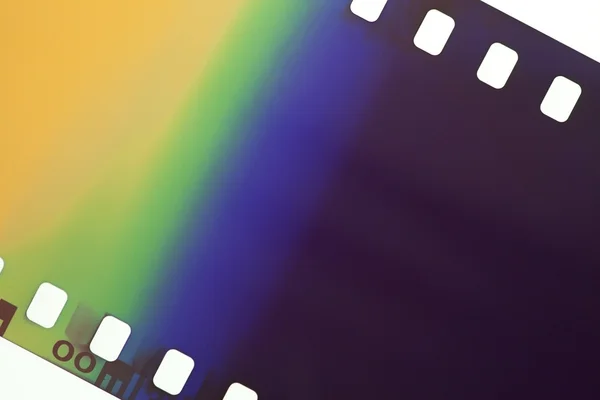 Closeup of color film — Stock Photo, Image
