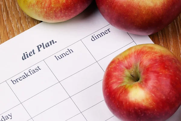 Diet Plan. — Stock Photo, Image