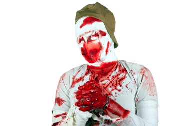 Eyeless korkutucu kanlı zombi