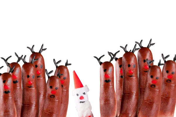 komik Ren geyiği ve santa