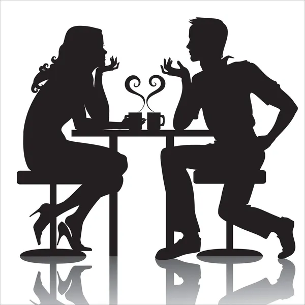 Vectores de Couple cafe, imágenes vectoriales | Depositphotos