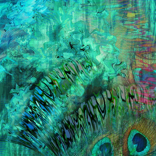 Abstrakt blå våg havet design — Stockfoto